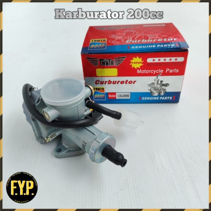 Karburator Carburator Karbu 200cc Single Satu Kabel PZ30 Motor Viar Kaisar Jialing Nozomi Roda Tiga