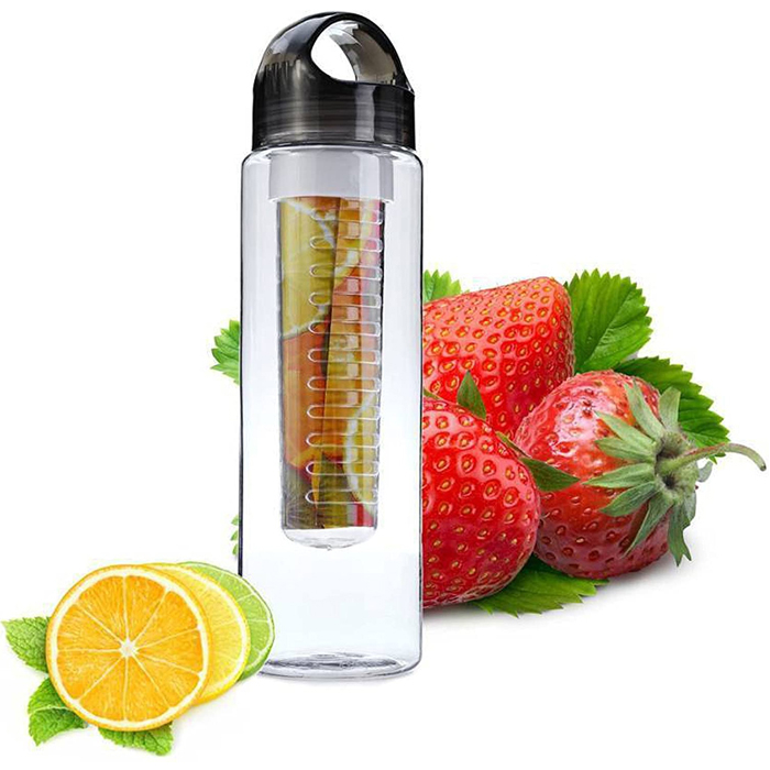 Botol Tumbler Infused Water Bottle Botol Minum Infuser Buah Vitamin Botol Minum BPA Free 700ml