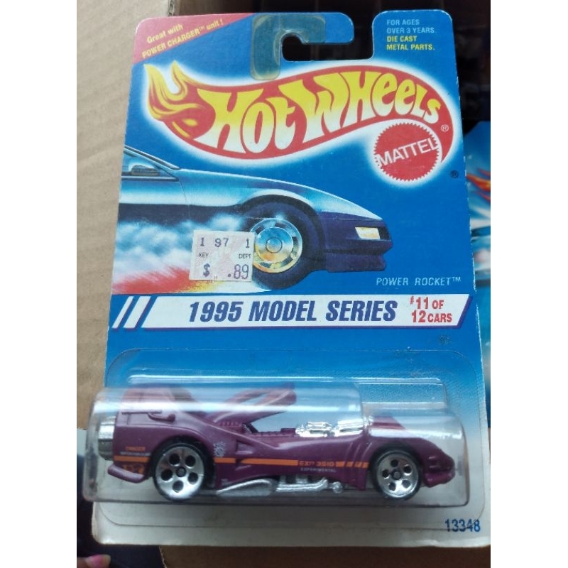 hot wheels 1995 model series Power rocket