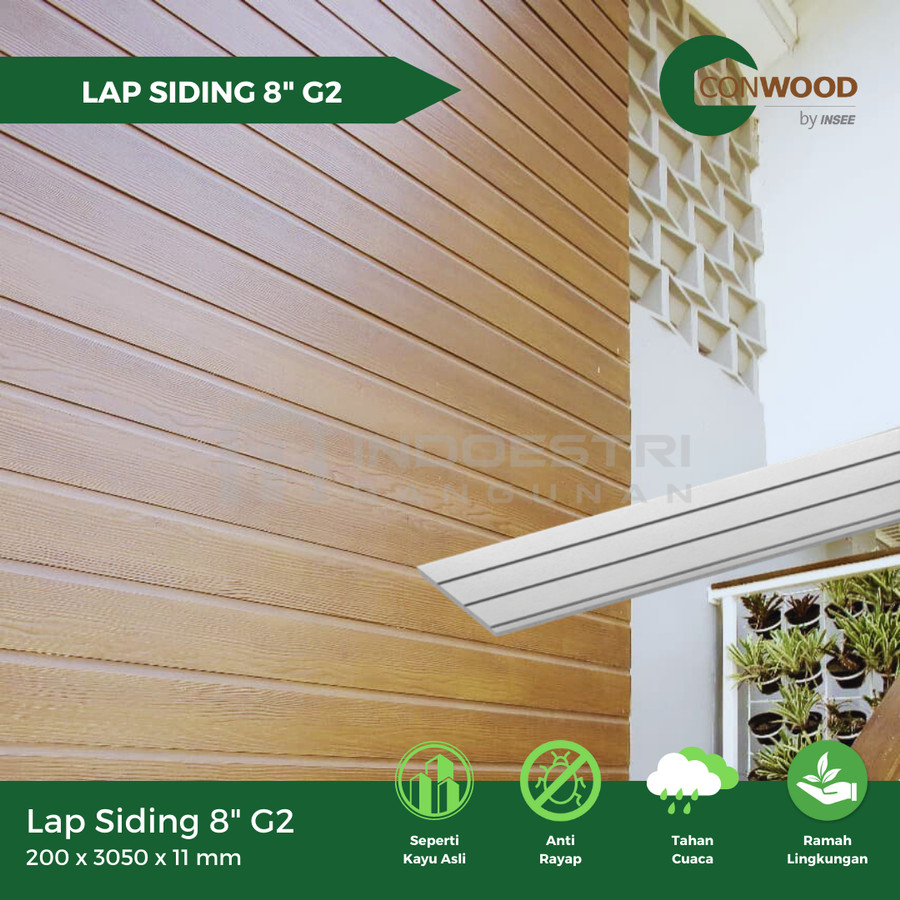Conwood Lap Siding 8" G2 / Conwood Wall Lap Siding (200 x 3050 x 11 mm)