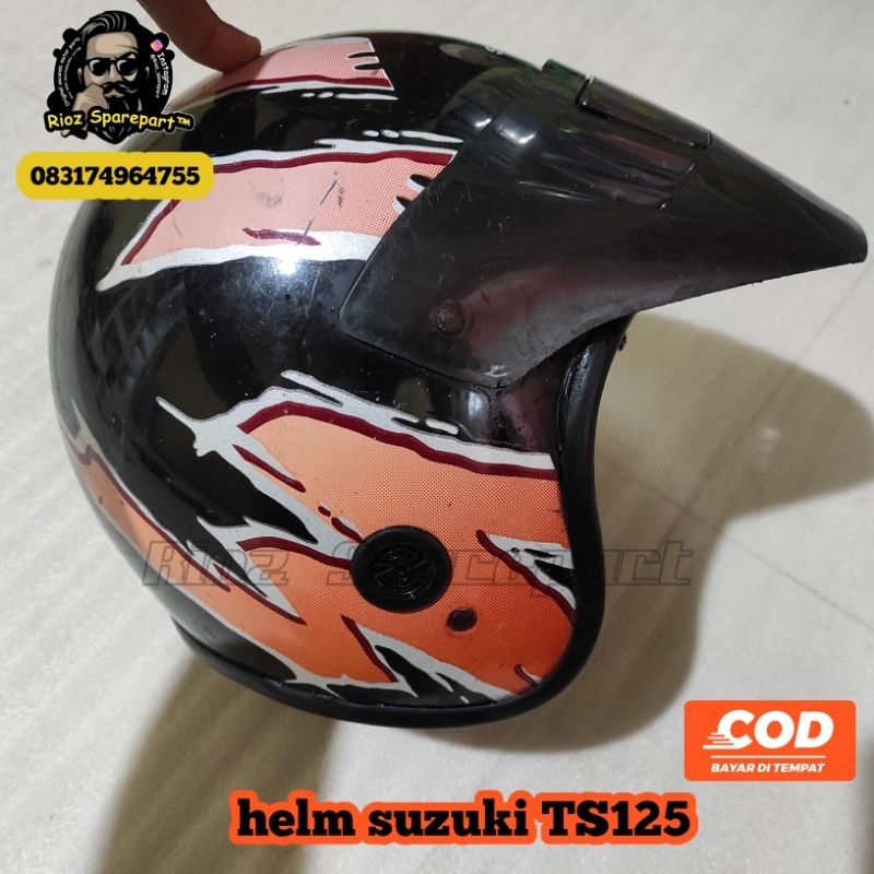 helm suzuki ts 125 ts125 original