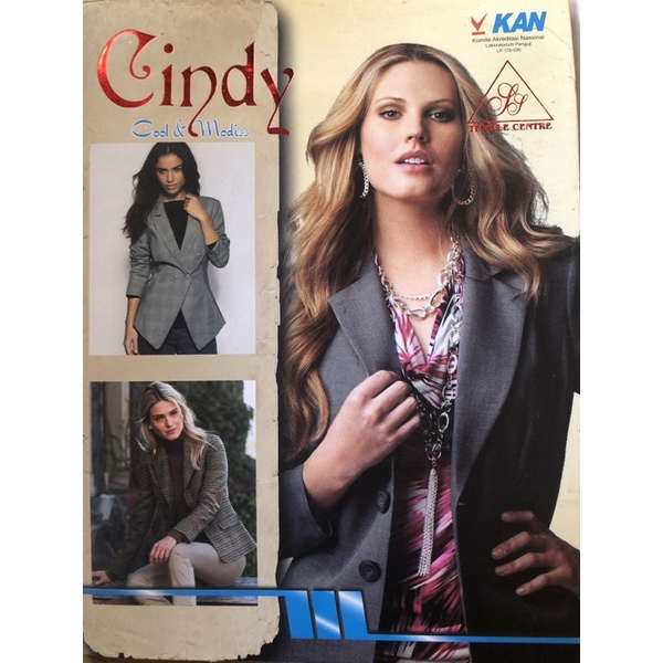 Kain Kotak Kotak - Bahan Untuk Kemeja Jas Rok Seragam Blazer Premium 100% Poliester | CINDY