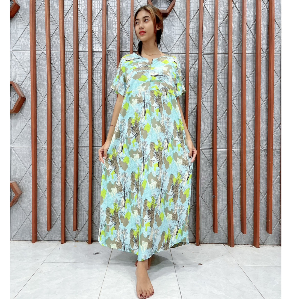 Long Dress Bali Motif Akar Busui