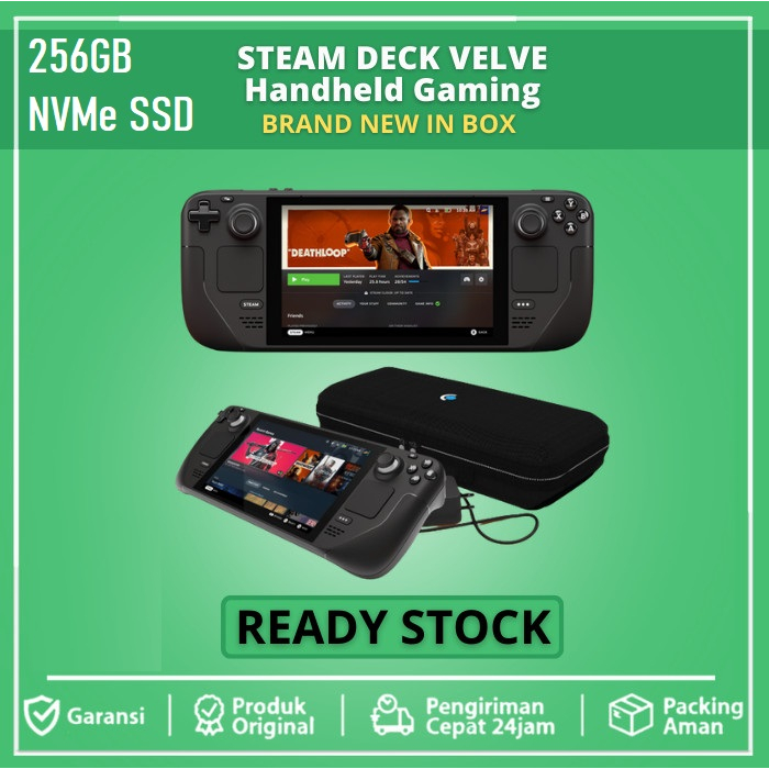 VALVE STEAM DECK 256GB - Handheld Gaming Console SteamOS STEAMDECK