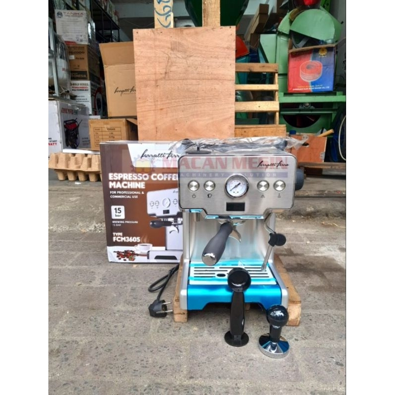 MESIN KOPI ESPRESSO FERRATTI FERRO FCM 3605