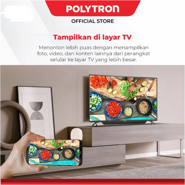 Polytron LED Smart TV 43&quot; HD Youtube Browser Digital TV 43CV1569 43CV