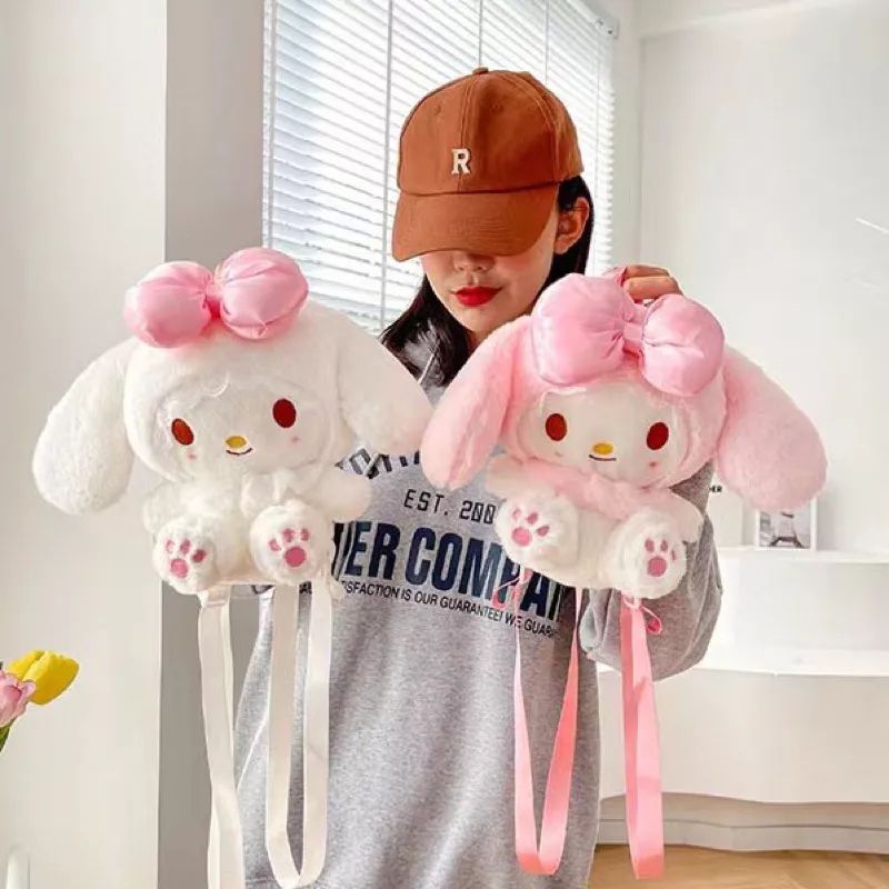 Tas Boneka Ransel Wanita Karakter Melodi Kelinci - Backpack Melody Mewah Lucu Tas anak dewasa