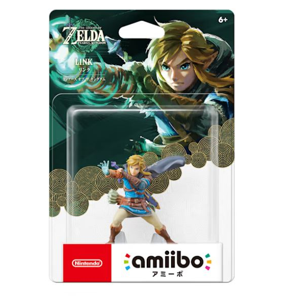 Amiibo Link Zelda Tears Tear of the Kingdom TOTK Nintendo Switch