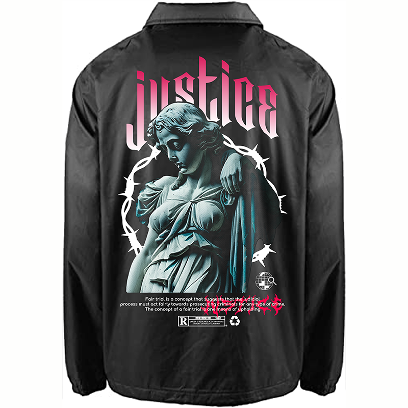 JAKET COACH JUSTICE PLURALISME LOVE SKULL STREET WEAR JACKET WIND BREAKER PARASUT