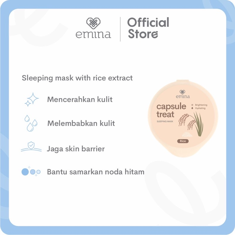 EMINA CAPSULE TREAT SLEEPING MASK 10ML