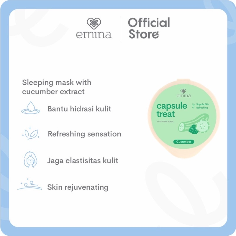 EMINA CAPSULE TREAT SLEEPING MASK 10ML