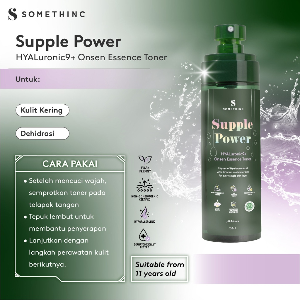 ⭐️ Beauty Expert ⭐️ SOMETHINC Supple Power &amp; Glow Maker Series - Somethinc Supplepower Cream Somethinc Glowmaker Toner