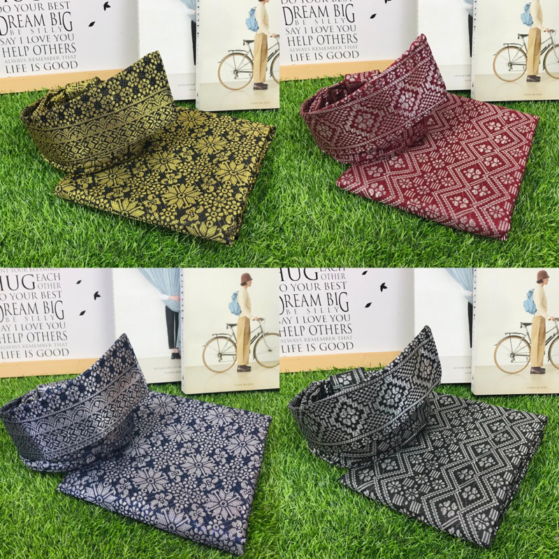 set Tanjak Melayu + kain Songket