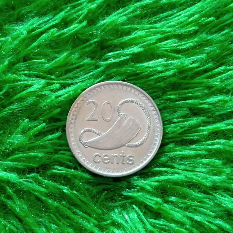 Koin asing Fiji 20 cent 2009