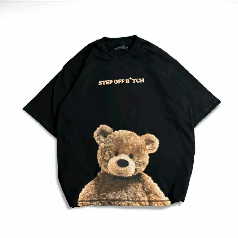 Kaos wanita Oversize Bear