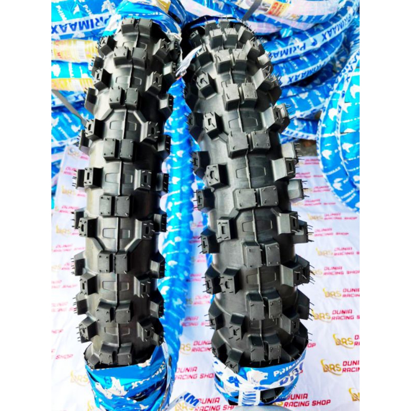 Ban Primax Primaax Ban Trail Ban Cross Ring 16 19 Ring 18 21 Primaax Godzilla 90/100 16 70/100 19 100/100 18 80/100 21 Ban KLX Ban CRF Sepasang depan belakang