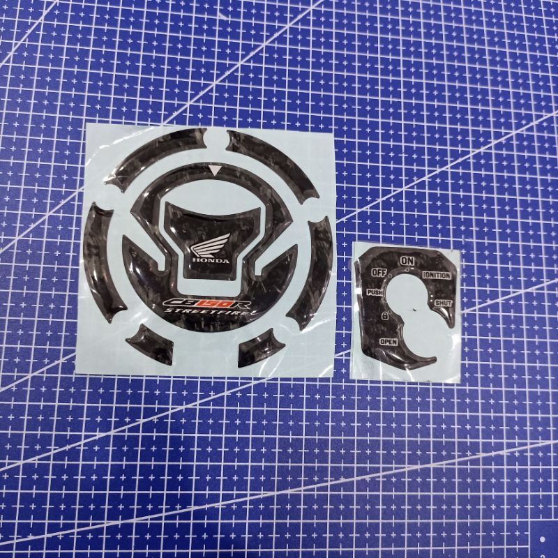 Striping stiker timbul cb 150 r new karbon forget / stiker timbul variasi honda cb 150 r new / decal