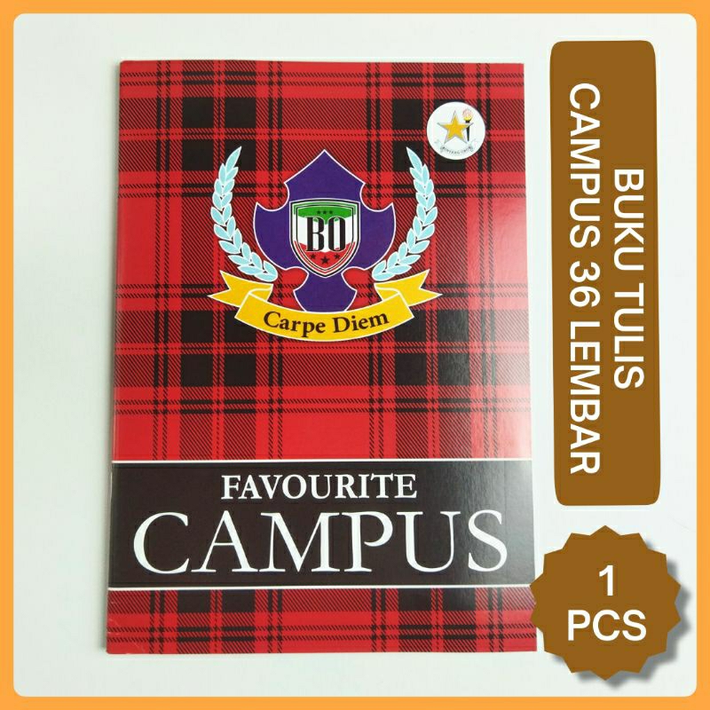 

Buku Tulis Campus BMC 36 Lembar / Buku Tulis Panjang / Buku Tulis Sekolah dan Kantor