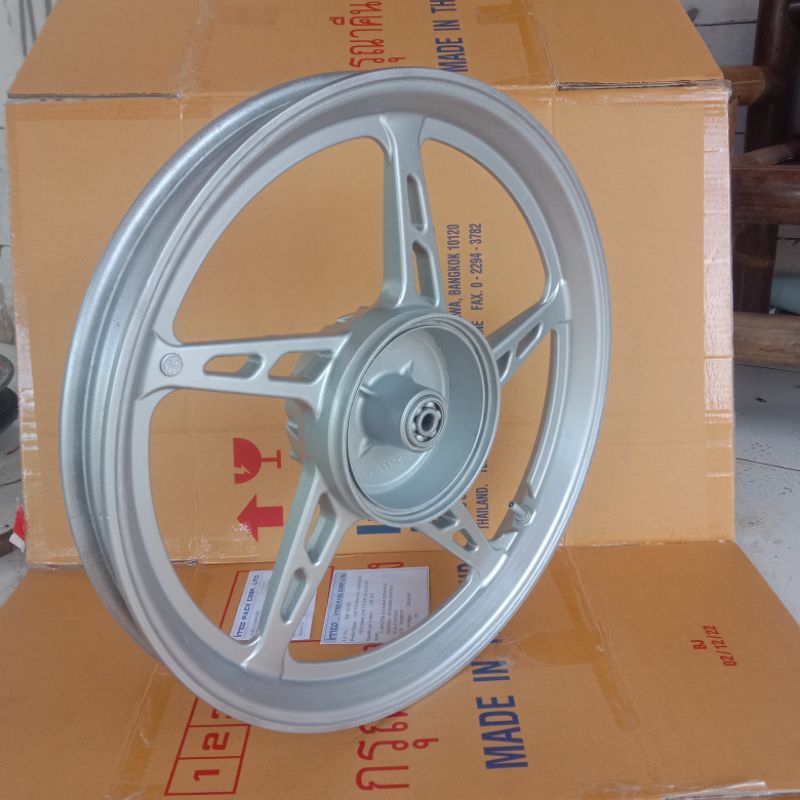 velg Pelk Pelek Racing Belakang Motor Yamaha Jupiter Z Burhan Original Warna Silver