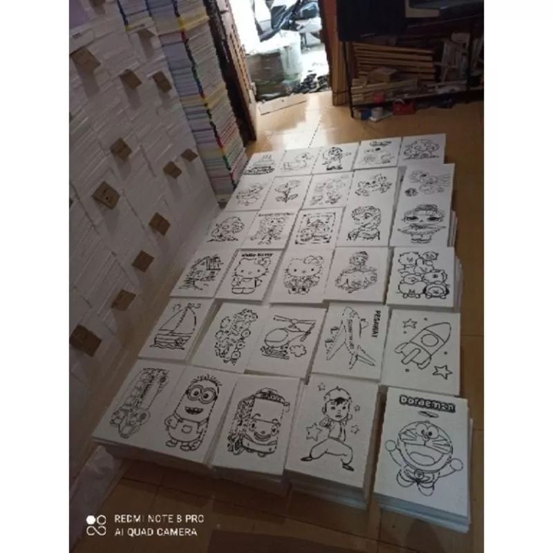 STEROFOAM LUKIS ISI 12 GAMBAR STEROFOAM LUKIS GABUS