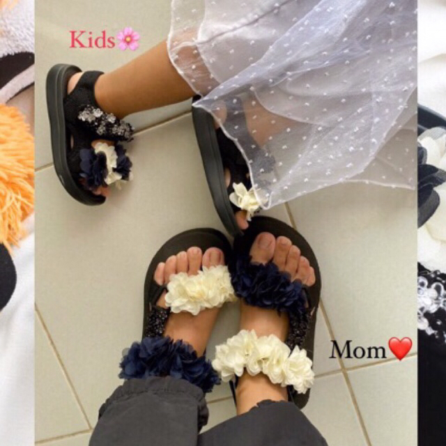 Custom Couple Sandal Mom and Kids(Custom Sandal Beads)