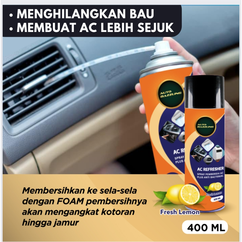 AUTODAZZLING - AC CLEANER AIR REFRESHER - EVAPORATOR CLEANER - PEMBERSIH EVAPORATOR AC TANPA BONGKAR