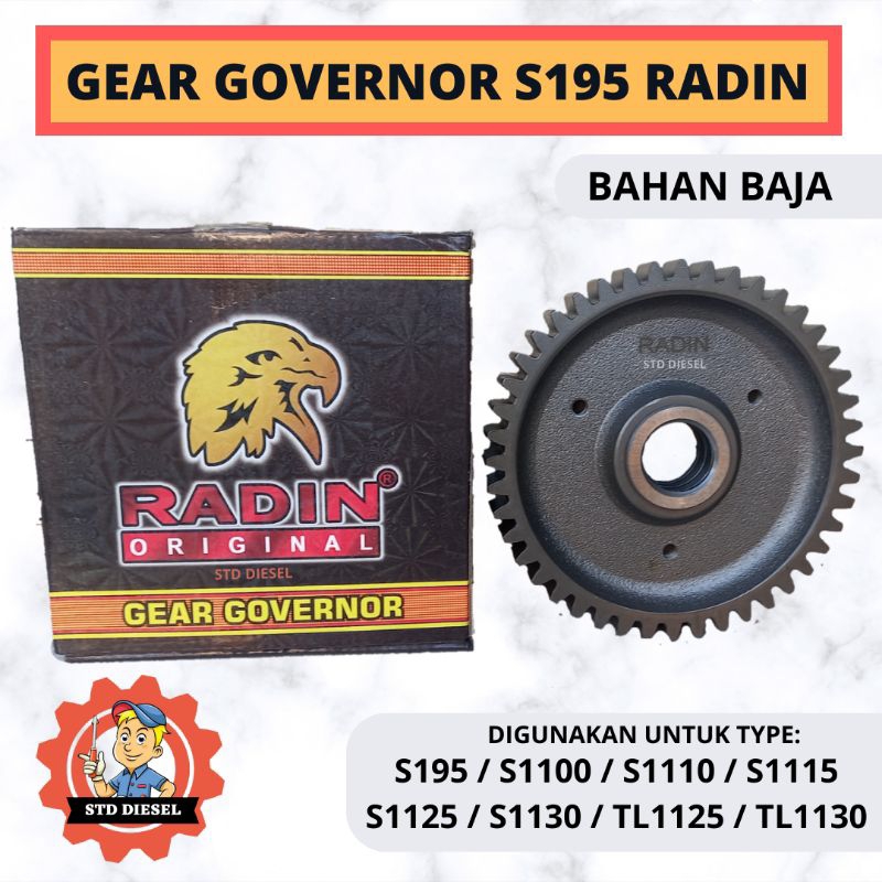 GEAR GOVERNOR RADIN BAJA ONLY GIGI GUBERNUR S195 S1100 S1105 ZH1105 ZH1110 S1110 S1115 ZH1115 ZH1125