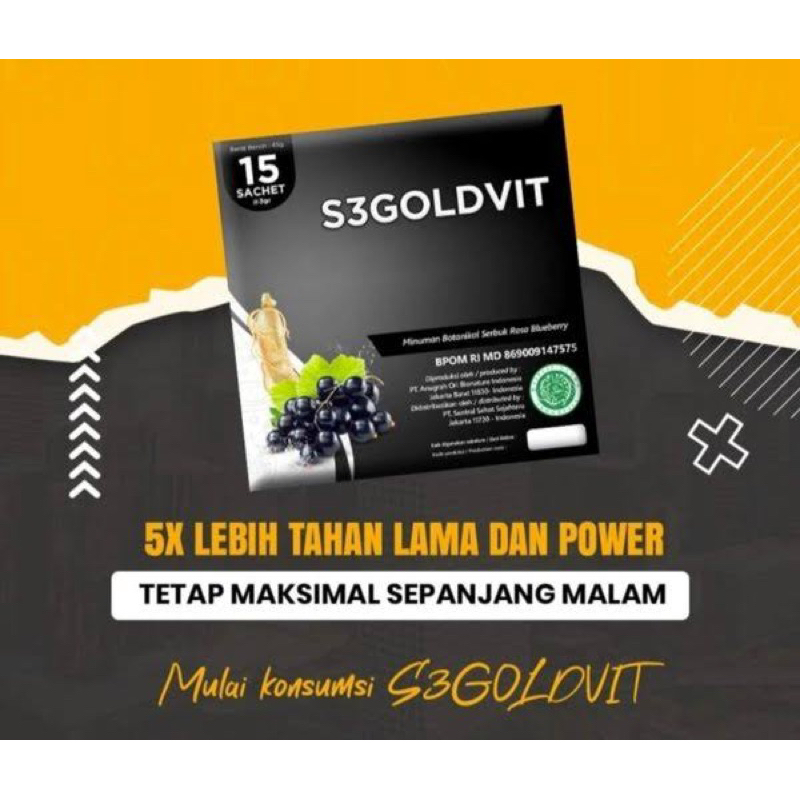 s3gold S3Goldvit stamina lelaki joss