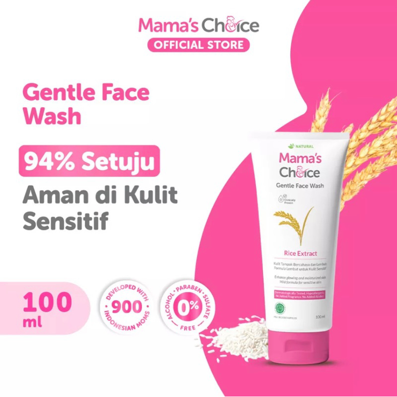 Mama's Choice Gentle Face Wash | Sabun Cuci Muka Ibu Hamil dan Menyusui