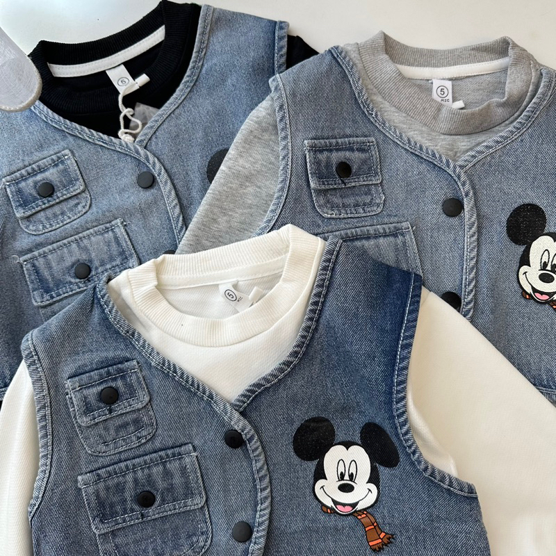 Mickey sweater jeans | sweater crewneck anak