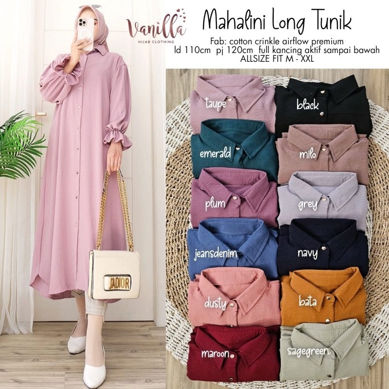 MAHALINI LONG TUNIK by Vanilla