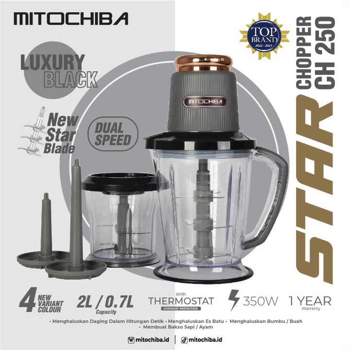 Mitochiba CH-250 Star Food Chopper CH250