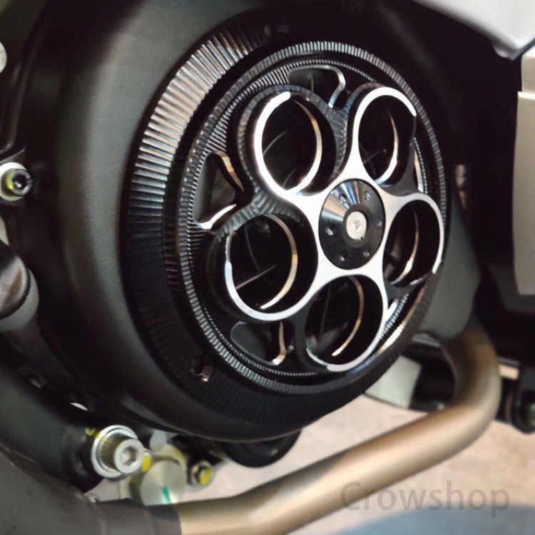 ✨100%Original ✨ Cnc Cover Pelindung Kipas Radiator Mesin Motor Untuk Vespe Sprint Primavera 125 150 Cooling Cover Kipas