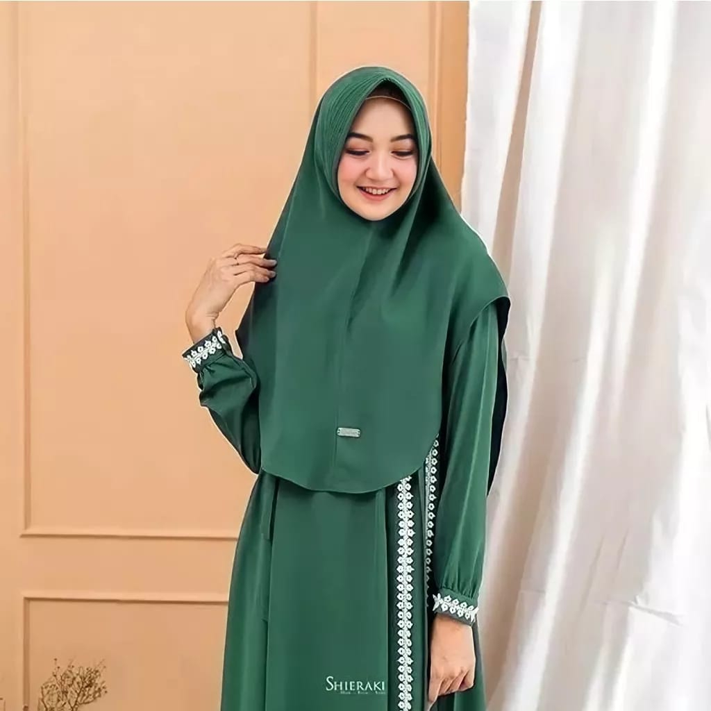 Gamis Syari Denada Toyobo Fodu Premium Size Jumbo XL XXL XXXL  Untuk Busui