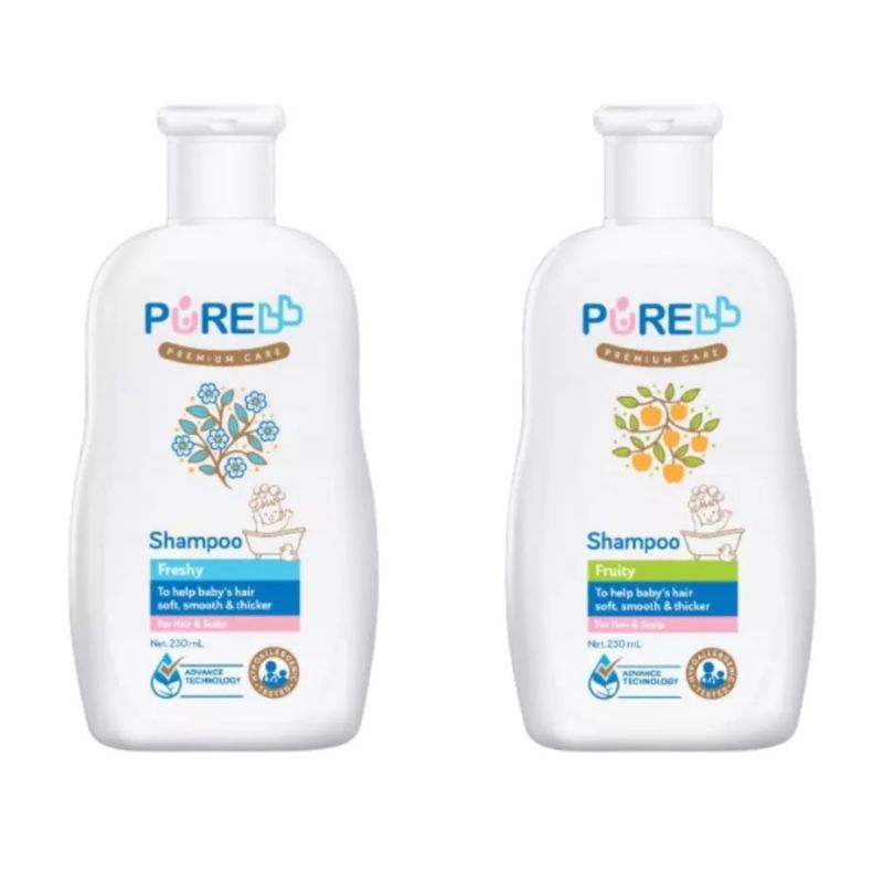 baby Pure shampoo freshy &amp; Fruity 230ml/purebb shampoo