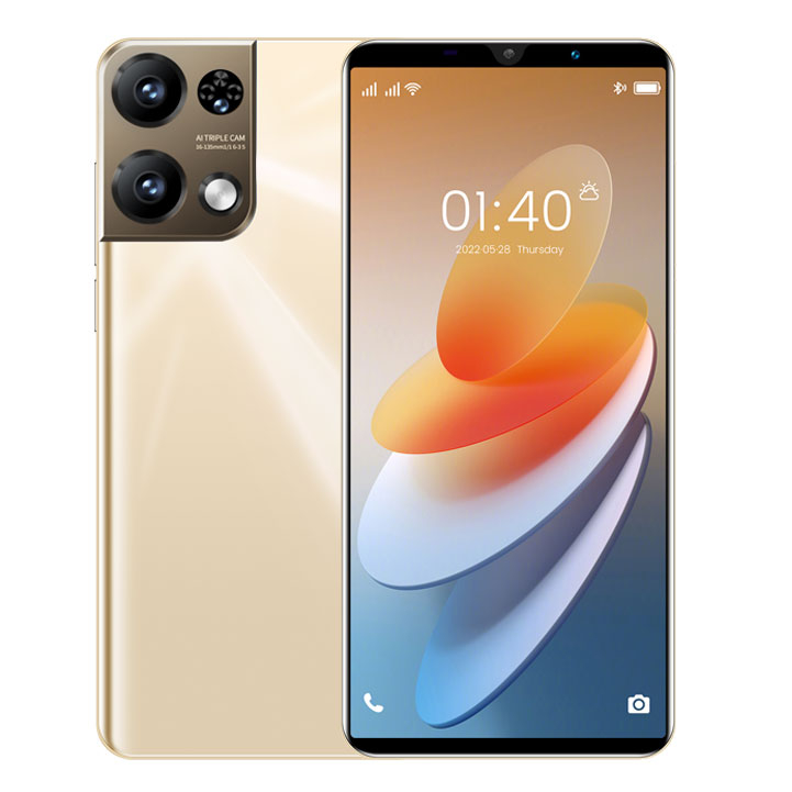 【Bisa COD】OPP0 Reno8 Handphone Asli 6.8Inci 12GB RAM+512GB ROM Dual SIM Dual 5G WiFi Smartphone Siswa Belajar Ponsel dual card dual standby gaming phone HD Kamera hp murah-Gold