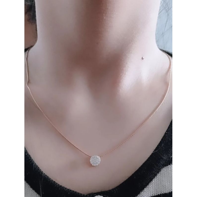 kalung kasandra ukir + liontin tusuk bulat gepeng corr mp full kecil/ kalung perak asli silver 925 lapis emas/ kalung fashion terbaru