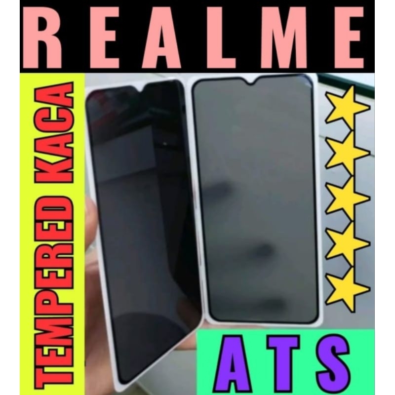 TG KACA SPY REALME ALL TIPE, Tg Kaca Anti-Spy Realme All Tipe Realme All Type, Temper Tg Tempered Glass Privacy Anti Spy Realme All Tipe All Type, Tempered Glass Melindungi Layar Handphone Depan Realme All Tipe