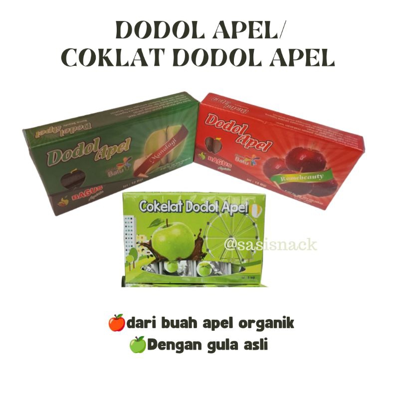 COKELAT DODOL APEL Khas Batu Malang