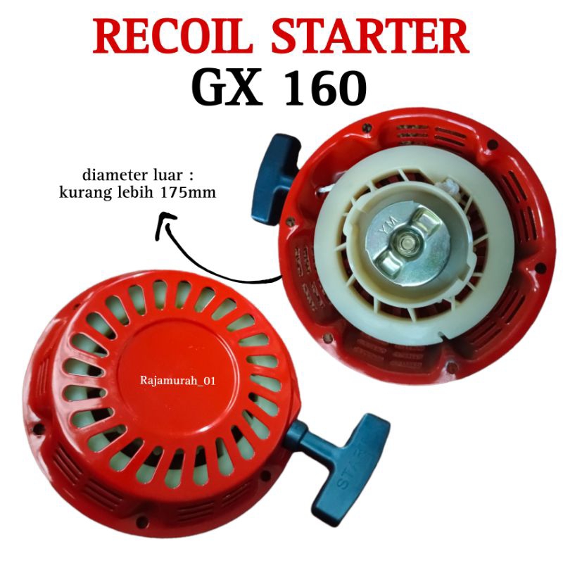 Recoil Starter GX 160 /Engkol Mesin / Recoil starter Generator Bensin GX 160
