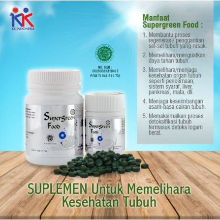 Super Green Food SGF Suplemen Padat Gizi Menguatkan Imun Tubuh | Super Green Food KK Original