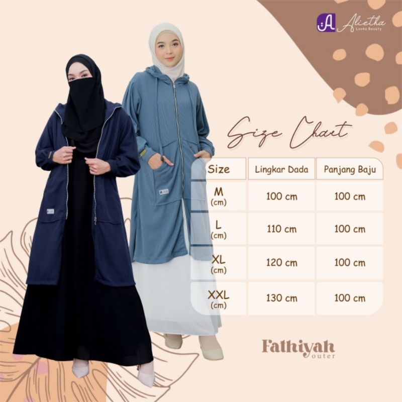 Jaket Outer Fathiyah Alietha Warna baru | Fathiyah Mom Kids