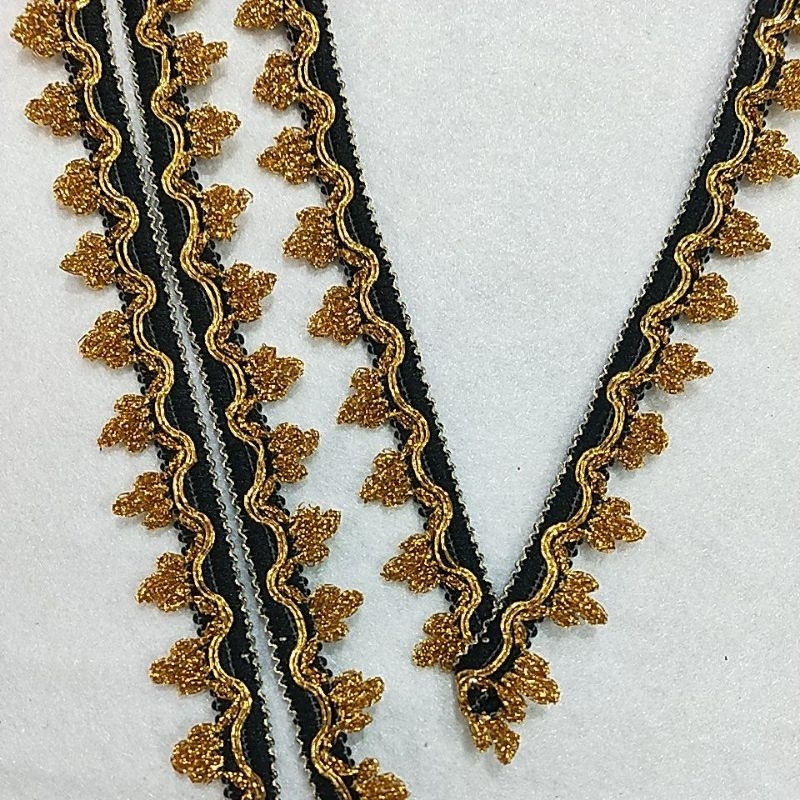 Renda Bordir Kombi Gold METERAN