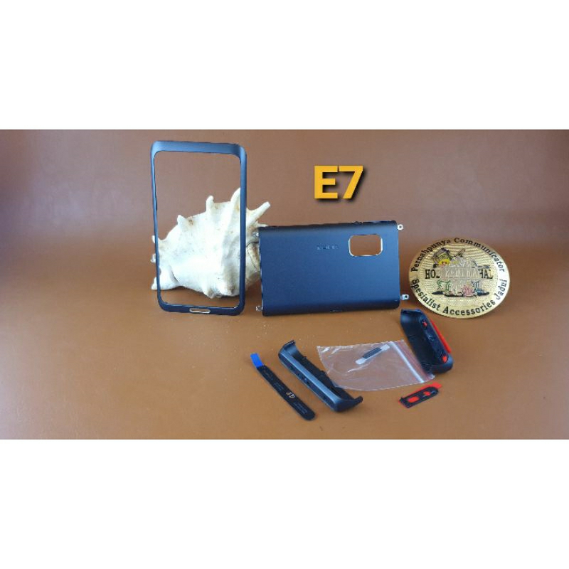 casing nokia e7 rare item bahan logam besi