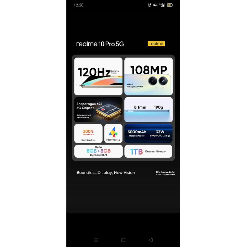 REALME 10PRO 5G, RAM 8/128, RAM 8/256