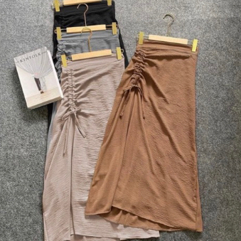 SKIRT SERUT CRINKLE | ROK SERUT SAMPING | ROK SERUT FLOWY SKIRT KOREA