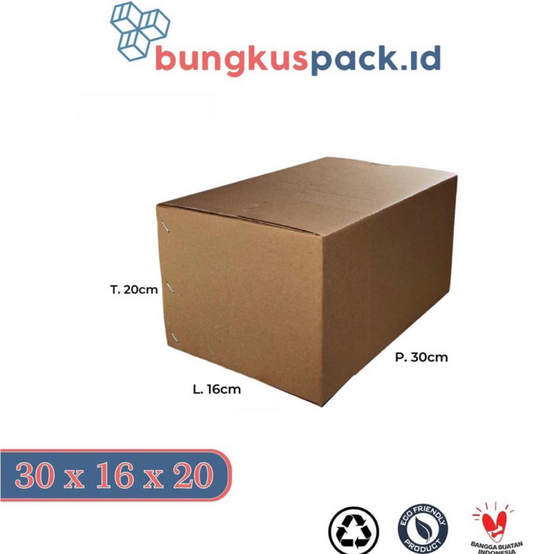 

Kardus Box Packing [30x16x20cm] /5pcs