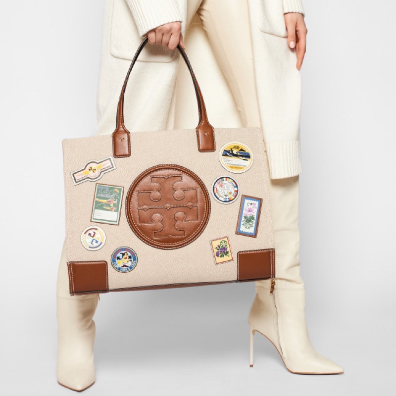 Tory Burch Handbag Tote Ella With Patches TB 64940