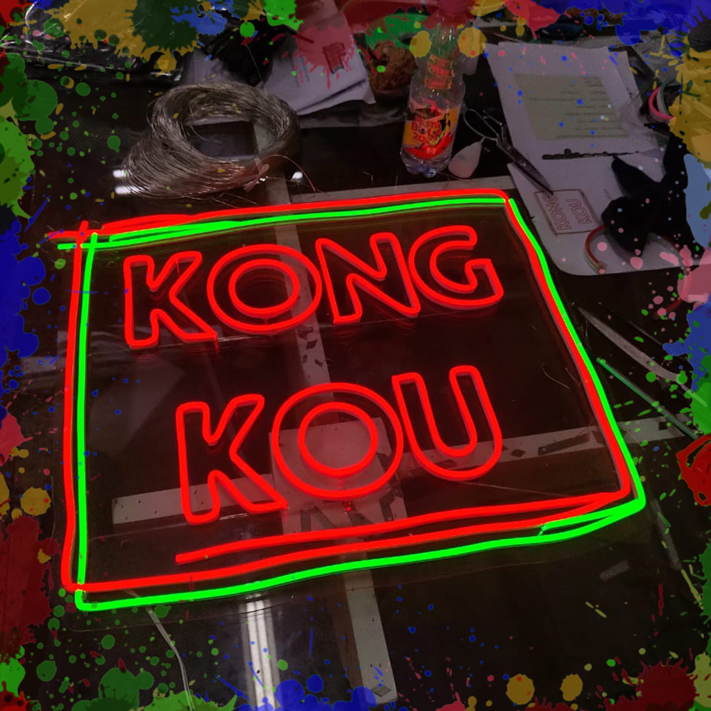 Neon Flex Custom Request Huruf & Logo | Neon Sign LED Sudah Termasuk Adaptor