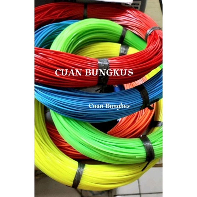 Sedotan Selang kecil panjang per gulung ikat micro ES anak unik 2mm warna warni 0Tali selang / selan